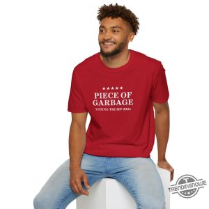 Piece Of Garbage Voting Trump Shirt Edgy Political Apparel For Trump Supporters trendingnowe 2