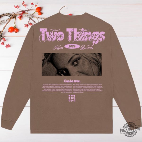 Kelsea Ballerini Two Things Long Sleeve T Shirt revetee 1