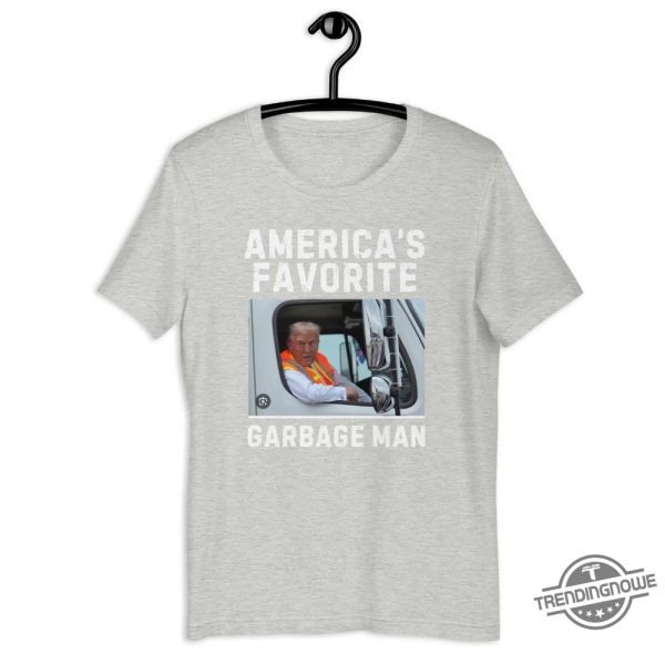 Trump Garbage Truck Love America Shirt Bold Trump Supporter Statement Tee trendingnowe 4