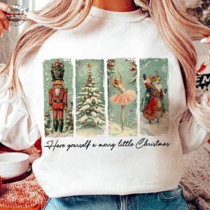 Retro Christmas Nutcracker Shirt Vintage Merry Christmas Hoodie Merry Christmas Sweatshirt Christmas Tshirt giftyzy 3