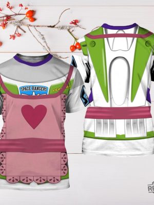 Mrs Nesbitt 3D Costume Shirt Buzz Lightyear Astronaut Toy Halloween 3D Shirt Toy Story Halloween Costume For Family Group T Shirt revetee 2