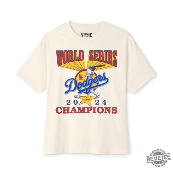 Dodgers 2024 World Series Champions Shirt Hoodie Sweatshirt revetee 1