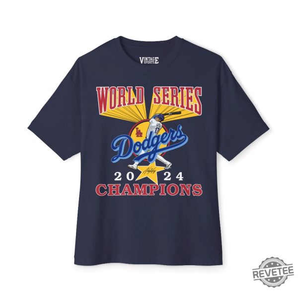 Dodgers 2024 World Series Champions Shirt Hoodie Sweatshirt revetee 2