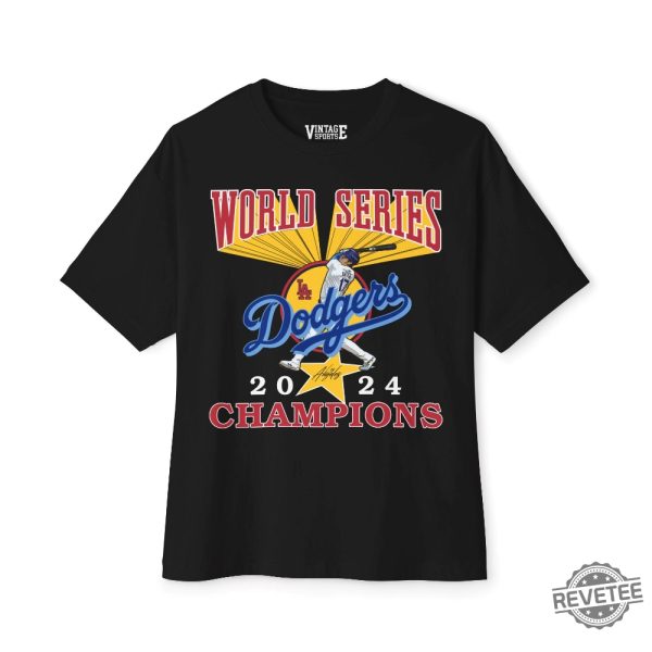 Dodgers 2024 World Series Champions Shirt Hoodie Sweatshirt revetee 4