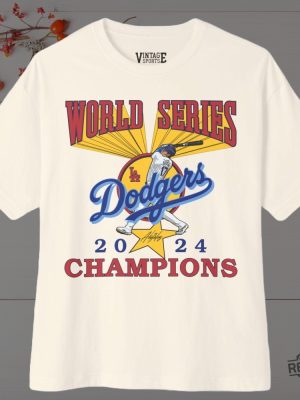 Dodgers 2024 World Series Champions Shirt Hoodie Sweatshirt revetee 5