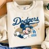 Mickey Mouse Dodgers 1958 Baseball Shirt Mickey Baseball Shirt Disney Sport Sweatshirt Dodgers Baseball Shirt Dodgers Sweatshirt revetee 1