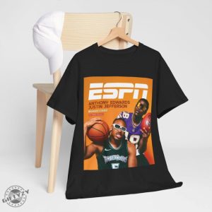 Anthony Edwards Justin Jefferson Minnesota Timberwolves Vikings Espn Tee Shirt giftyzy 3