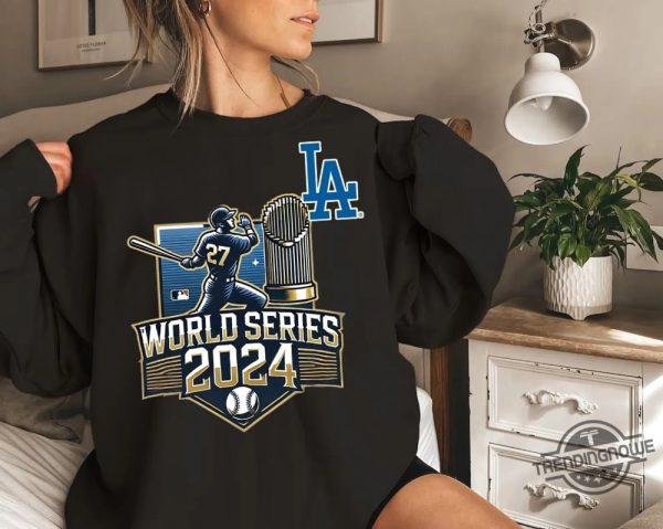 La Dodgers World Series Shirt Celebrate The Dodgers Championship Win trendingnowe 1