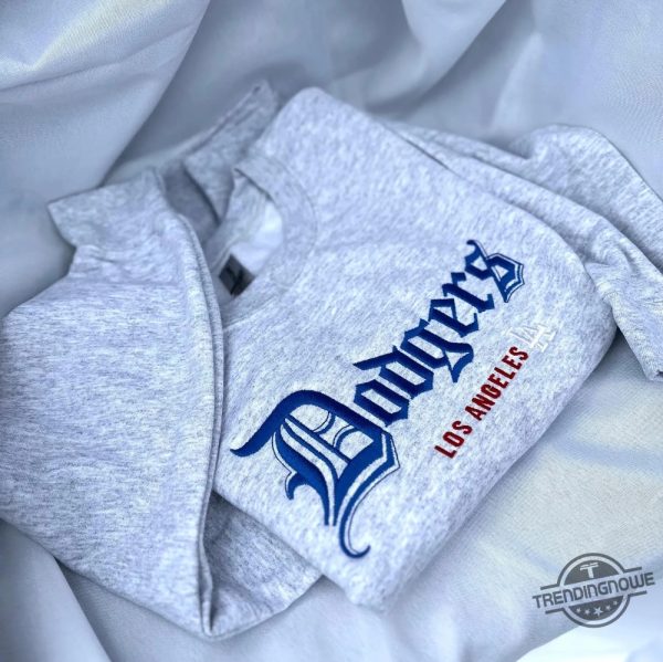 Dodgers Los Angeles Embroidered Shirt Premium Embroidered Dodgers Apparel trendingnowe 1