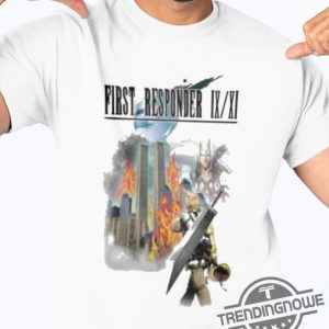 First Responder Ix Xi 9 11 Final Fantasy Shirt Honor First Responders With This Tribute trendingnowe 3