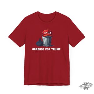 Garbage For Trump Shirt Funny And Edgy Political Statement Tee trendingnowe 2