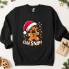 Oh Snap Christmas Sweatshirt Funny Gingerbread Shirt Holiday Sweater Cute Christmas Top Festive Sweatshirt Hoodie Shirt revetee 1