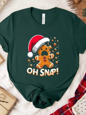 Oh Snap Christmas Sweatshirt Funny Gingerbread Shirt Holiday Sweater Cute Christmas Top Festive Sweatshirt Hoodie Shirt revetee 5