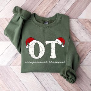 Occupational Therapist Christmas Shirt Occupational Therapist Shirt Ot Therapist Shirt Special Education Shirt Hoodie Sweatshirt revetee 4