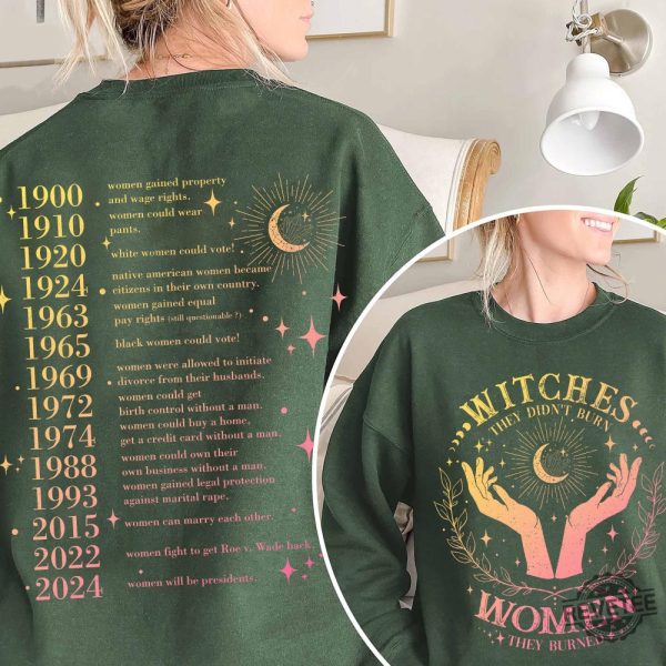 They Didnt Burn Witches They Burned Women Shirt Feminist Halloween Shirt They Didnt Burn Witches Shirt Womens Rights Shirt Hoodie Sweatshirt revetee 1