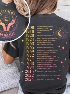 They Didnt Burn Witches They Burned Women Shirt Feminist Halloween Shirt They Didnt Burn Witches Shirt Womens Rights Shirt Hoodie Sweatshirt revetee 5