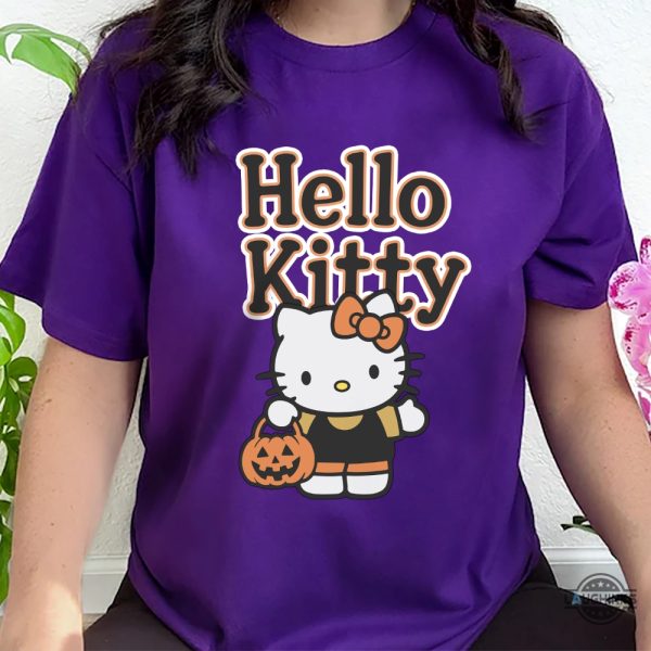 hello kitty halloween t shirt sweatshirt hoodie sanrio graphic tee