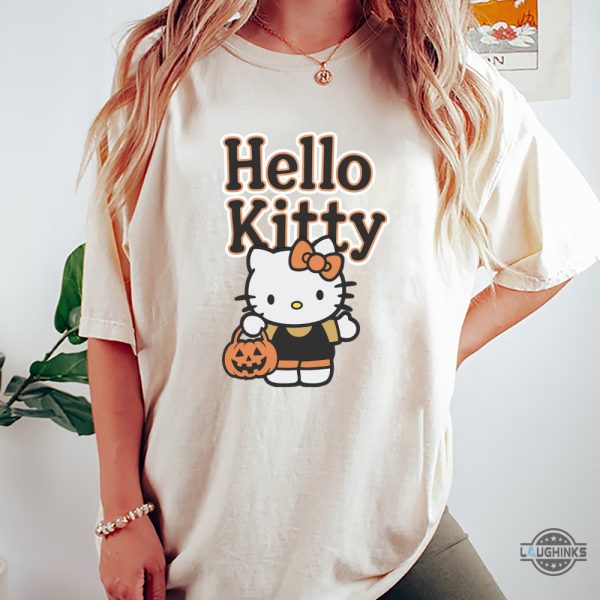 hello kitty halloween t shirt sweatshirt hoodie sanrio graphic tee