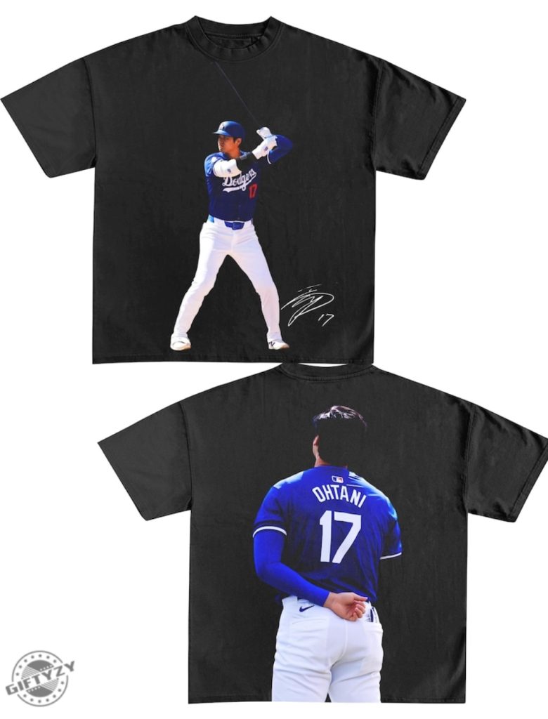 Shohei Ohtani Shirt La Dodgers Hoodie Baseball Sweatshirt Printable Tshirt giftyzy 1