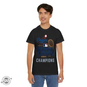 Dodgers World Series 2024 Champions Unisex Shirt Los Angeles Baseball Graphic Tshirt Mlb Fan Hoodie Sports Team Sweatshirt Cotton Apparel giftyzy 2