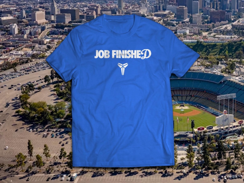 La Dodgers Job Finished Shirt Jobs Finished Dodgers Shirt Job Finished Dodgers Shirt Hoodie Sweatshirt revetee 1