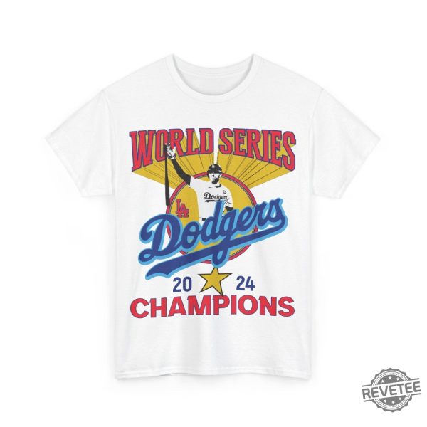 Vintage 2024 World Series Champion Dodgers Shirt Hoodie Sweatshirt Dodgers World Series Merch Dodgers Merch Dodgers World Series Hoodie revetee 2