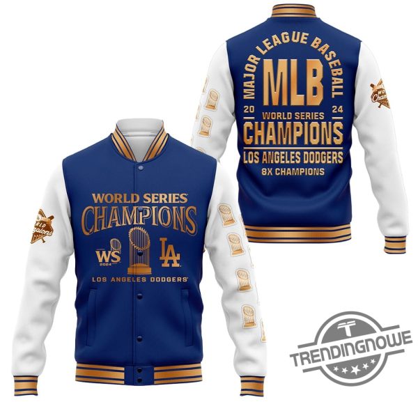 Dodgers 8X World Series Champion 2024 Jacket Celebrate The Dodgers Historic Victory trendingnowe 2