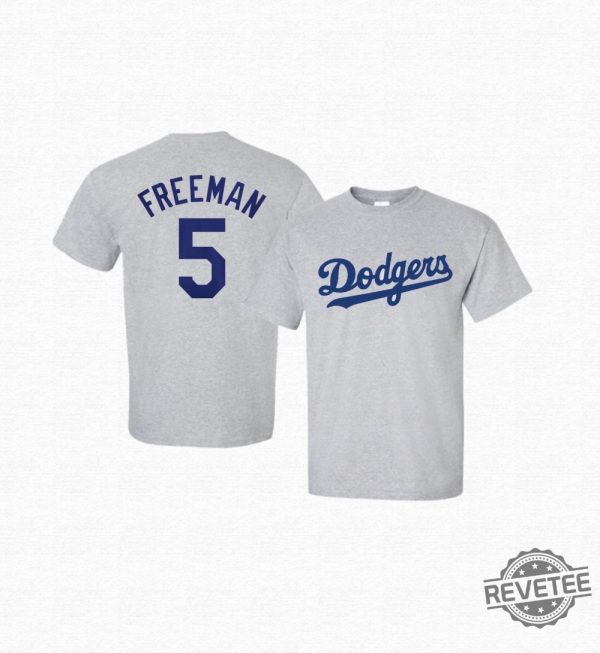 Dodgers T Shirt Freddie Freeman T Shirt Freddie Freeman Shirt Hoodie Sweatshirt Unique revetee 1