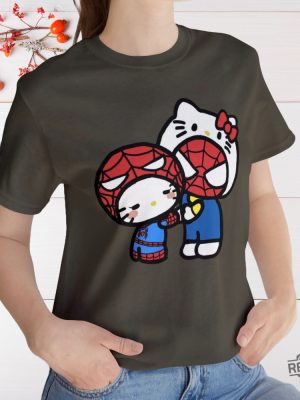 Hello Kitty Spiderman Graphic T Shirt Sanrio Marvel Graphic T Shirt Hello Kitty Art Aesthetic Sanrio Disney Graphic T Shirt Hoodie Sweatshirt revetee 7