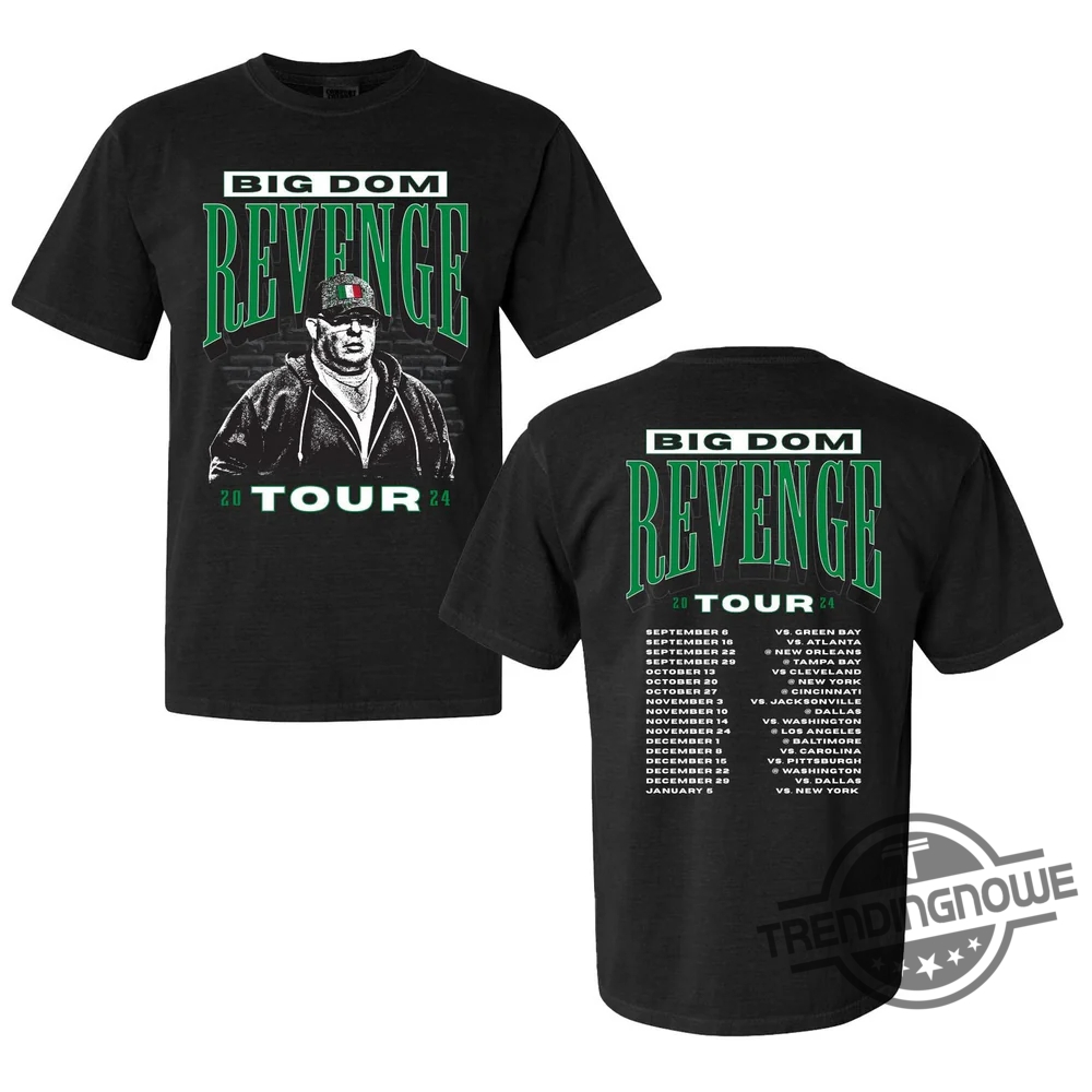 Te Jack Stoll Big Dom Revenge Tour Shirt  Show Support With This Football Fan Tee