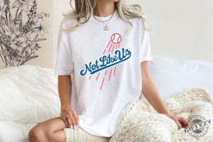 Not Like Us Los Angeles World Series Champions 2024 Los Angeles Baseball Shirt giftyzy 2