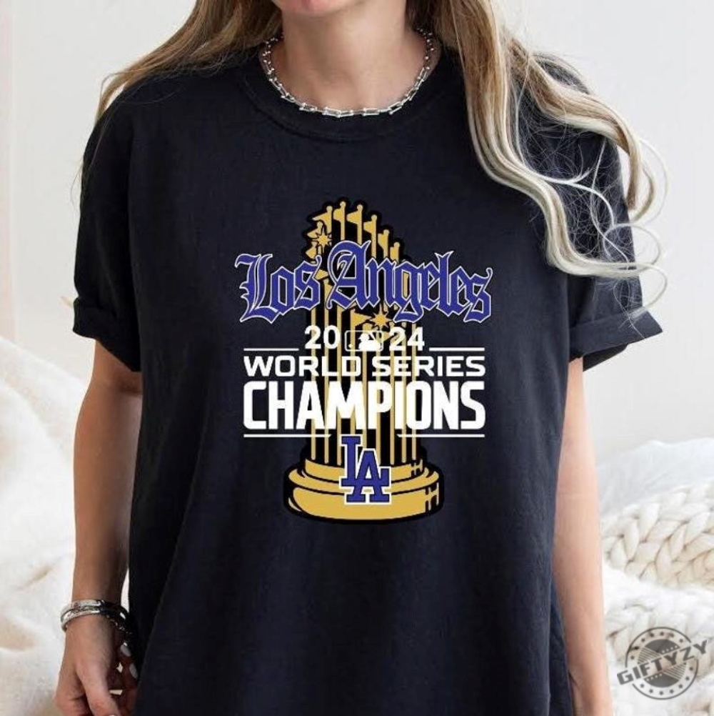 Los Angeles World Series Champions 2024 Shirt Los Angeles Baseball Gift