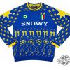 Ravanelli 11 Snowy Christmas Ugly Sweater Fun And Festive Soccerinspired Sweater trendingnowe 1