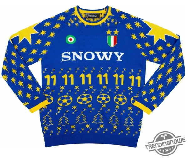 Ravanelli 11 Snowy Christmas Ugly Sweater Fun And Festive Soccerinspired Sweater trendingnowe 1