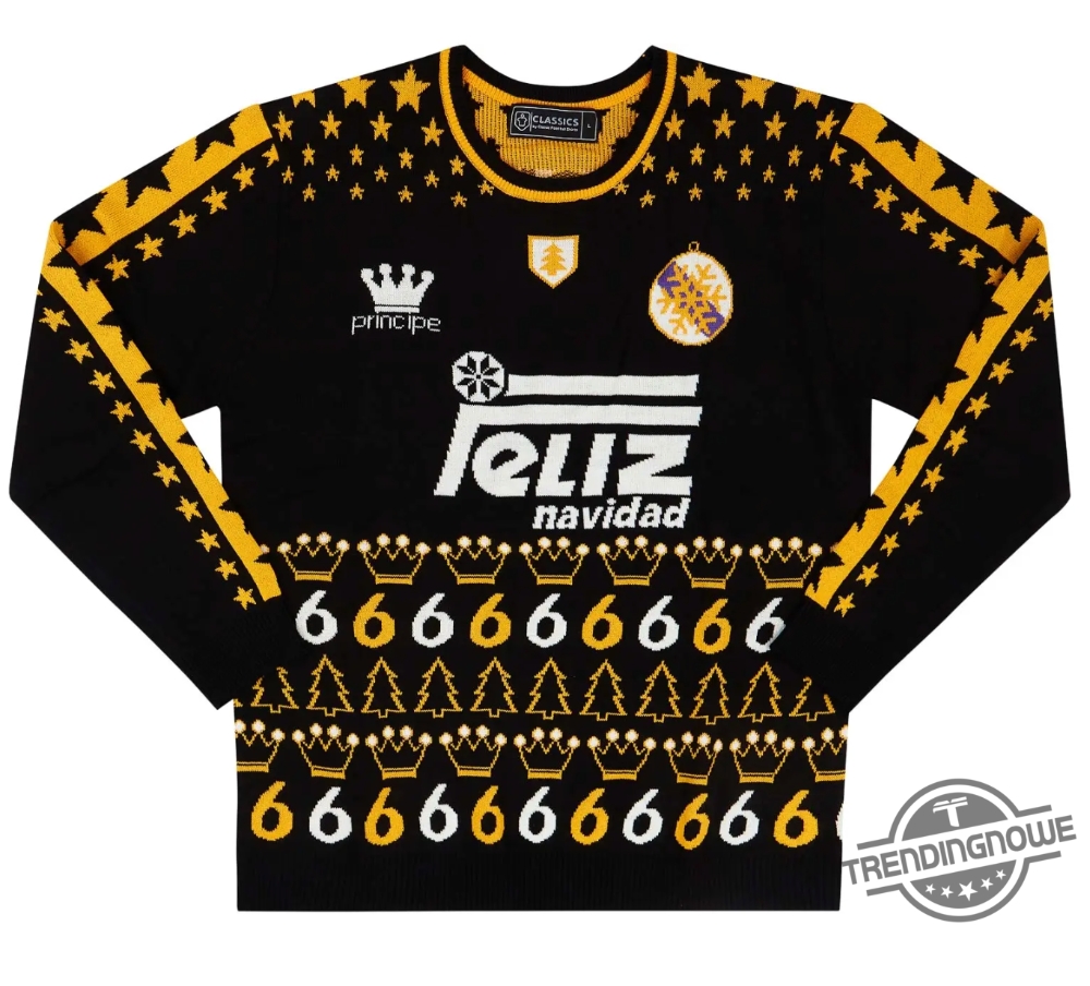 Redondo 6 Feliz Navidad Christmas Ugly Sweater  Holiday Sweater For Soccer Enthusiasts