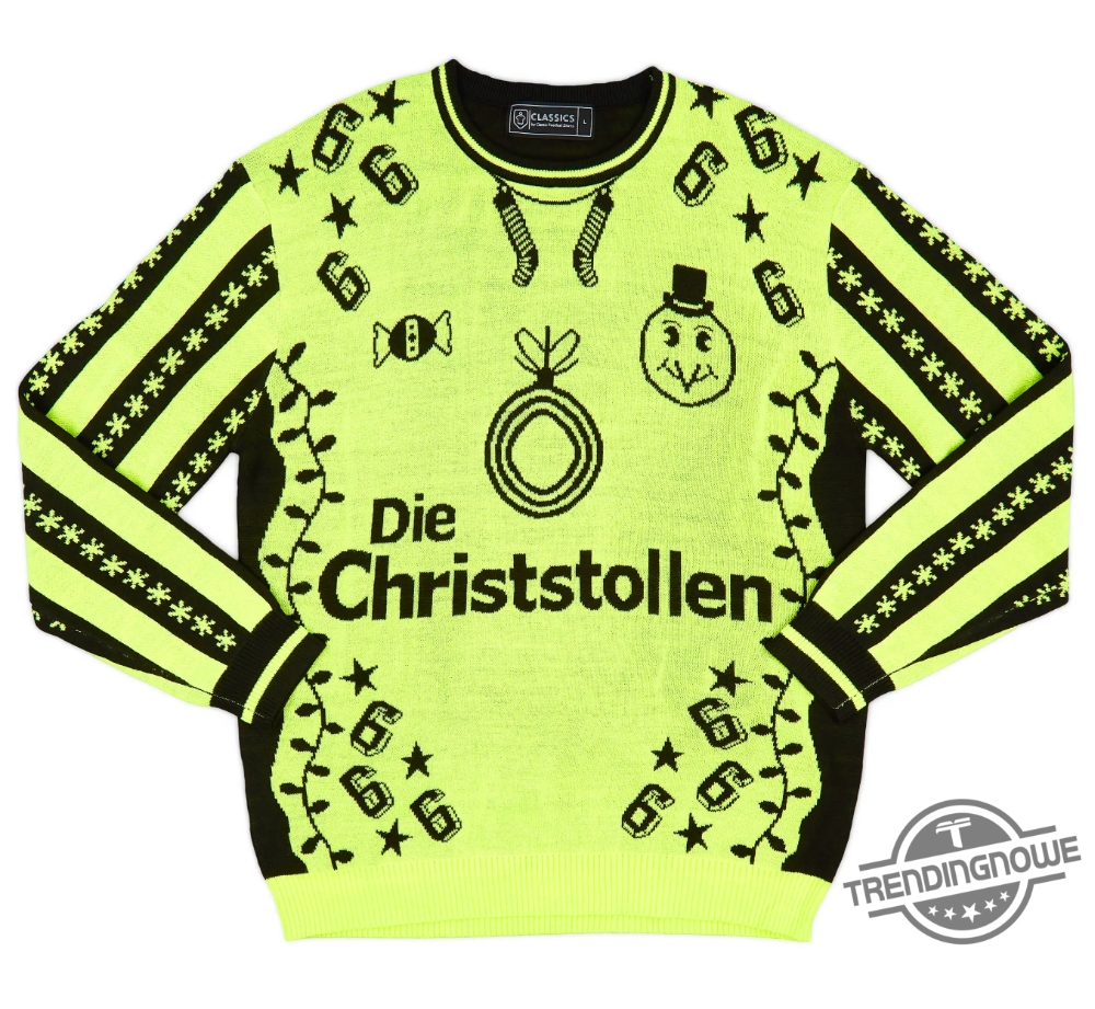 Sammer 6 Die Christstollen Christmas Ugly Sweater  Unique Germaninspired Holiday Sweater