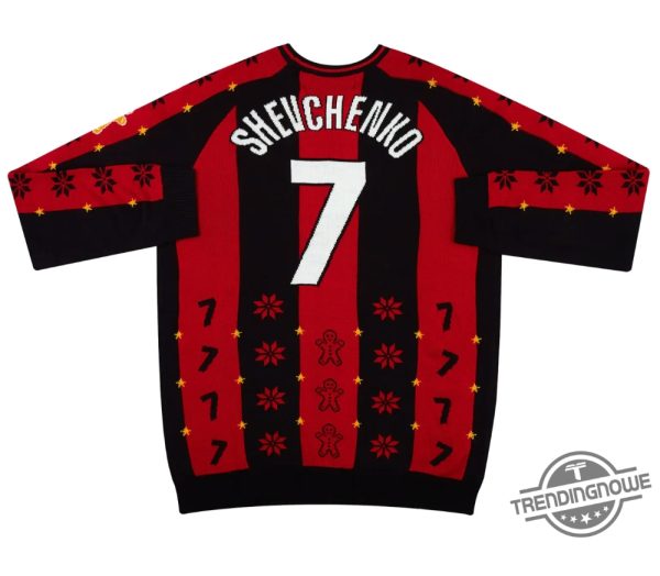 Shevchenko 7 Noel Christmas Ugly Sweater Celebrate The Holidays With Soccer Flair trendingnowe 2