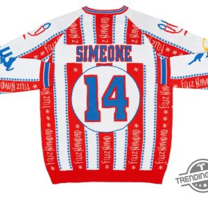 Simeone 14 Feliz Navidad Christmas Ugly Sweater Festive Sweater For Soccer Supporters trendingnowe 2