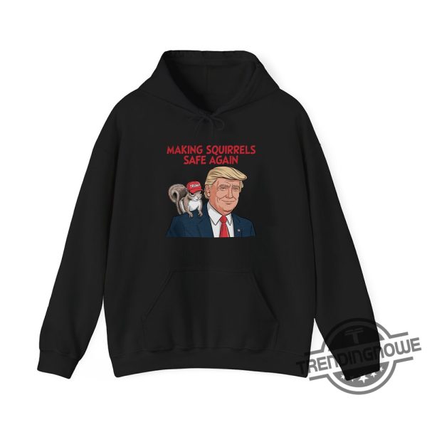 Make Squirrels Safe Again Trump Shirt Funny Political Tee With A Squirrel Twist trendingnowe 3