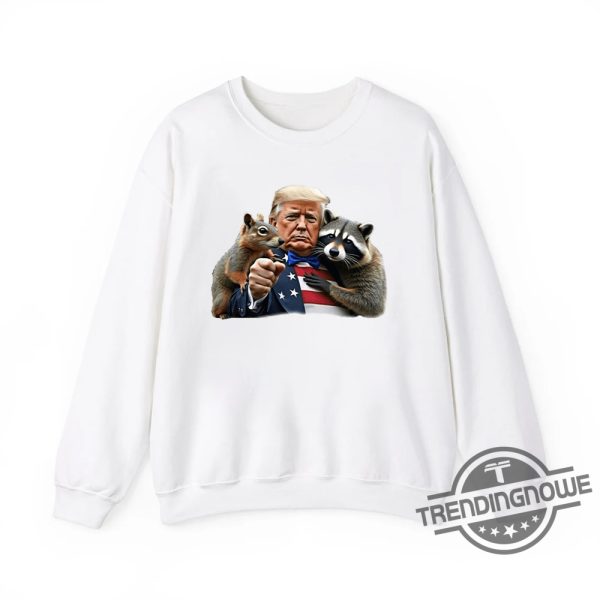 Trump Peanut Squirrel Raccoon Shirt Unique And Bold Tee For Animal Advocates trendingnowe 1