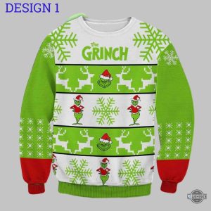 the grinch ugly christmas sweater all your sweaters are ugly i just took a dna test artificial wool sweatshirt laughinks 1