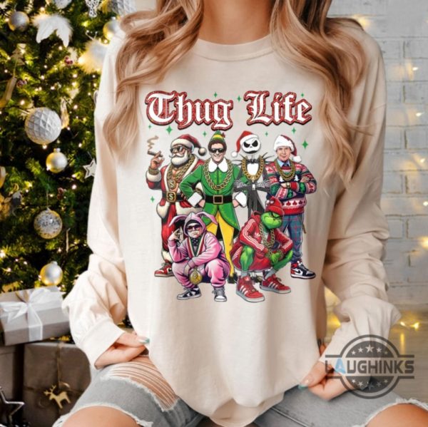 thug life christmas shirt xmas movie halloween gift