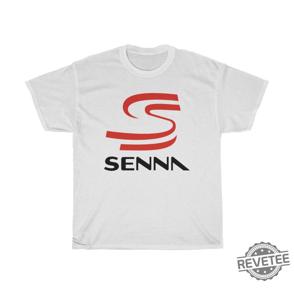 Ayrton Senna Logo Brazilian Racing Legend T Shirt Ayrton Senna T Shirt Hoodie Sweatshirt