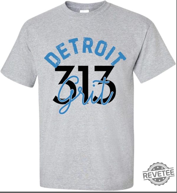 Detroit Grit Nfl Shirts Lions Football T Shirt Super Bowl Tee Football Tshirt Black Owned Shop Detroit Shirts 313 Detroit Lions Grit Shirt revetee 2