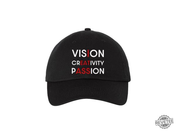 Vision Creativity Passion Dad Hat Vision Creativity Passion Hat revetee 1