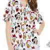 Mickey Mouse And Friends Christmas Candy Hawaiian Shirt Disneyland Xmas Holiday Hawaii Shirt Disney Christmas Shirt revetee 1