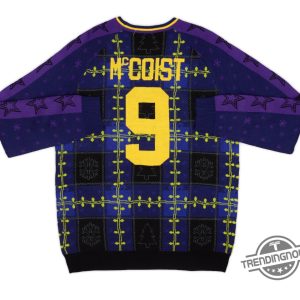 Mccoist 9 Tartan Christmas Ugly Sweater Scottishinspired Festive Sweater trendingnowe 2