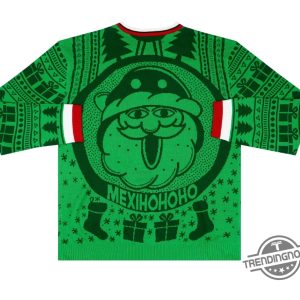 Mexicohohoho Christmas Ugly Sweater Fun And Festive Holiday Sweater With Mexican Flair trendingnowe 2