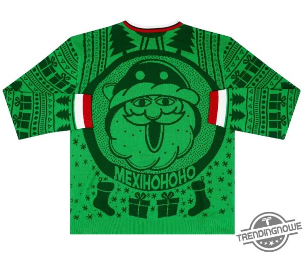 Mexicohohoho Christmas Ugly Sweater Fun And Festive Holiday Sweater With Mexican Flair trendingnowe 2