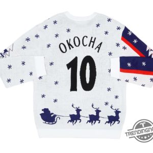 Okocha 10 Jay Jay Christmas Ugly Sweater Celebrate Soccer And The Holidays In Style trendingnowe 2